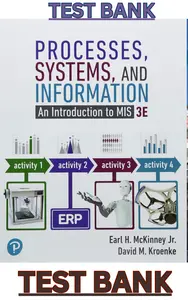 TEST BANK for Processes Systems and Information: An Introduction to MIS 3rd Edition by Earl McKinney & David Kroenke thumbnail