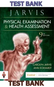 TEST BANK for Physical Examination and Health Assessment 9th Edition by Carolyn Jarvis & Ann Eckhardt thumbnail
