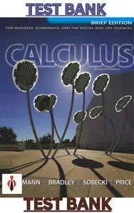 Test Bank for Calculus for Business,Economics & The Social & Life Sciences 11E by Hoffmann_Bradley - Complete thumbnail