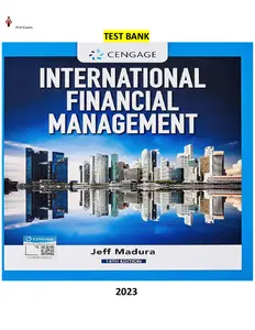 Test bank for International Financial Management 14th Edition by Jeff Madura thumbnail