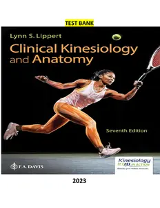 Clinical Kinesiology and Anatomy 7th Edition by Lynn S. Lippert -TB thumbnail