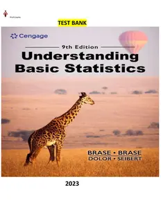 Understanding Basic Statistics 9E by Brase,Seibert & Dolor-Solution Manual-2023 Updated-TB thumbnail