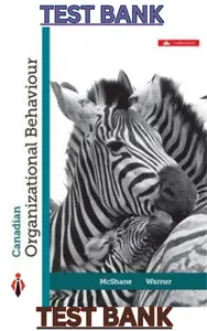 TEST BANK for Canadian Organizational Behaviour 12th Canadian Edition by Steven McShane & Melissa Warner thumbnail