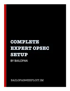 Complete Expert OPSec Setup thumbnail