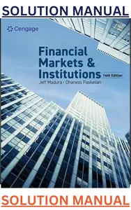 SOLUTIONS MANUAL for Financial Markets & Institutions 14th Edition by Jeff Madura thumbnail
