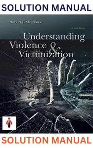 Solution Manual for Understanding Violence and Victimization 7E by Robert Meadows - Updated thumbnail