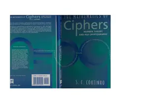 The Mathematics of Ciphers - Number Theory and RSA Cryptography - S. Coutinho (1998) WW thumbnail