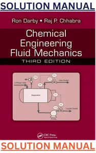 SOLUTIONS MANUAL for Chemical Engineering Fluid Mechanics 3rd Edition by Ron Darby & Raj Chhabra thumbnail