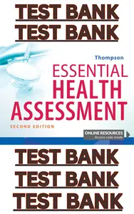 TEST BANK for Essential Health Assessment 2nd Edition by Janice Thompson thumbnail