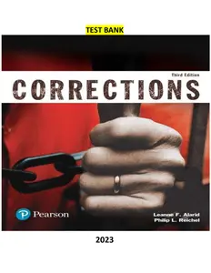 Corrections -The Justice Series 3rd Edition by Leanne Alarid & Philip Reichel -TB thumbnail