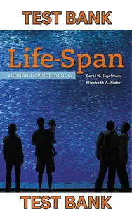 Test Bank - Life-Span Human Development 9E by Carol K. Sigelman & Elizabeth A. Rider-Complete thumbnail
