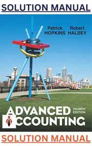 Solutions Manual for Advanced Accounting 4th Edition by Patrick Hopkins thumbnail