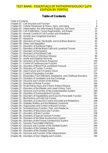 Questions - Test Bank for Essentials of Pathophysiology_ Concepts of Altered States 4th Edition by Carol Porth thumbnail