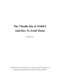 7 Deadly sins of Forex thumbnail