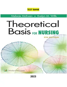 Test Bank & Study Guide for Theoretical Basis for Nursing 5Ed. by Melanie McEwen & Evelyn Wills thumbnail