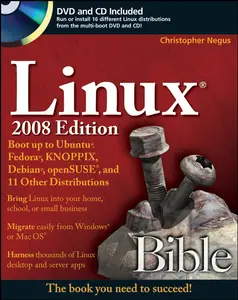 Linux Bible 2008 Edition (Wiley, 2008) thumbnail