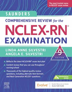 EBOOK - Saunders Comprehensive Review for the NCLEX-RN® Examination, 9th Edition by Linda Anne Silvestri & Angela Silvestri thumbnail