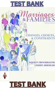 TEST BANK for Marriages and Families, 8th Edition by Nijole Benokraitis – Complete thumbnail