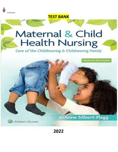 Maternal and Child Health Nursing-Care of the Childbearing and Childrearing Family 9th Edition by JoAnne Silbert-Flagg & Adele Pillitteri(Test Bank) thumbnail