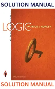 Solutions for A Concise Introduction to Logic 12th Edition by Patrick J. Hurley thumbnail