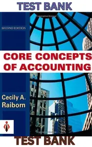 Test Bank for Core Concepts of Accounting, by Cecily A. Raiborn thumbnail