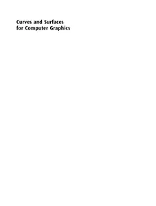 Curves and Surfaces for Computer Graphics - D. Salomon (Springer, 2006) WW thumbnail