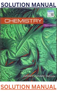 Solution Manual for Chemistry 10th Edition by Steven Zumdahl, Susan Zumdahl & Donald DeCoste thumbnail