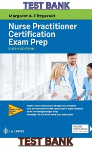 TEST BANK for Nurse Practitioner Certification Exam Prep 6th Edition by Margaret Fitzgeral thumbnail