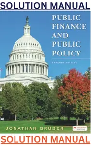 SOLUTIONS MANUAL for Public Finance and Public Policy 7th Edition by Jonathan Gruber thumbnail