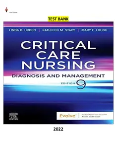 Done - COMPLETE - Elaborated Test bank for Critical Care Nursing-Diagnosis and Management 9Ed.by Linda D. Urden thumbnail
