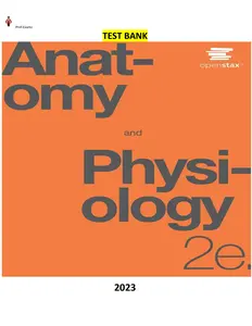 Test Bank for Anatomy & Physiology 2nd Edition by OpenStax  - Complete, Elaborated & Latest thumbnail