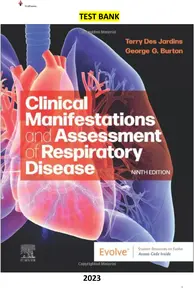 Test Bank for Clinical Manifestations & Assessment of Respiratory Disease 9E by Jardins & Burton thumbnail