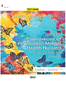 ERROR - Test Bank for Varcarolis Foundations of Psychiatric-Mental Health Nursing 9E by Margaret Halter thumbnail
