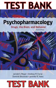 TEST BANK for Psychopharmacology 4th Edition by Jerry Meyer thumbnail