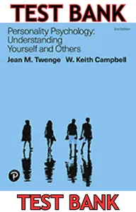 TEST BANK for Personality Psychology: Understanding Yourself and Others 2nd Edition by Jean Twenge & Keith Campbell thumbnail