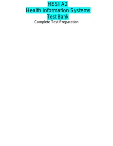 HESI - A2 Health Education Systems Inc Test Bank (2021) thumbnail