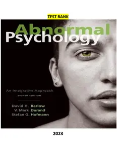 Test Bank-Abnormal Psychology-An Integrative Approach 8th Edition by David H. Barlow, Vincent Mark Durand & Stefan G. Hofmann thumbnail