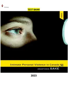 Intimate Personal Violence in Canada Canadian 1st Edition by Christopher Murphy and Dawn McBride.-TB thumbnail