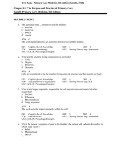 Q-Test Bank-Primary Care Medicine Office Evaluation & Management of the Adult Patient 8E by Goroll thumbnail