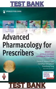 Test Bank for Advanced Pharmacology for Prescribers 1E by Luu,Kayingo & McCoy Hass thumbnail