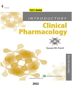 Roach_s Introductory Clinical Pharmacology 12th Edition by Susan M Ford - Complete, Elaborated and Latest(Test Bank) thumbnail