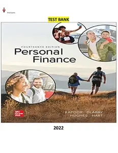 COMPLETE - Elaborated Test Bank for Personal Finance 14Ed.by Jack Kapoor, Les Dlabay, Robert J. Hughes & Melissa Hart thumbnail