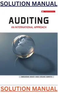 SOLUTIONS MANUAL for Auditing;An International Approach by Wally Smieliauskas, Amy Kwan, Kathleen Cogliano & Catherine Barrette thumbnail