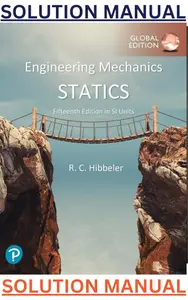 TBG - Solutions Manual  for Engineering Mechanics_ Statics, SI Units by Russell Hibbeler thumbnail