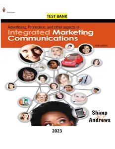 Advertising Promotion And Other Aspects Of Integrated Marketing Communications 9th Edition by J. Craig Andrews and Terence A. Shimp. thumbnail