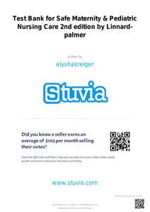 Stuvia_1941300_test_bank_for_safe_maternity_en_pediatric_nursing_care_2nd_edition_by_linnard_palmer. thumbnail