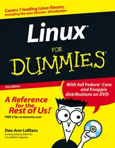 Linux For Dummies 7e (Wiley, 2006) thumbnail