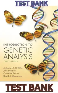 TEST BANK for Introduction to Genetic Analysis 12th Edition by Anthony Griffiths, John Doebley, Catherine Peichel & David Wassarman thumbnail