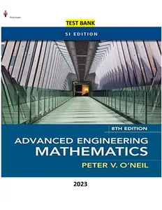 Solution Manual - Advanced Engineering Mathematics, SI Edition 8th Edition by Peter V. O_Neil - TB thumbnail
