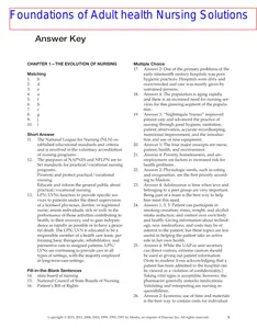 Questions - Test Bank for Foundations and Adult Health Nursing Solutions Key by Mosby - 2015 thumbnail